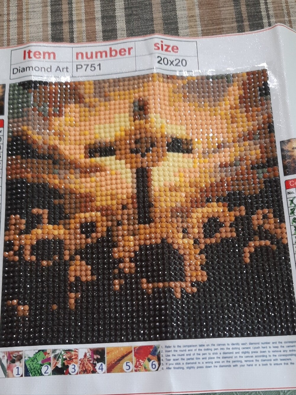 Sunflower Cross Diamond Art~handcrafted By Me